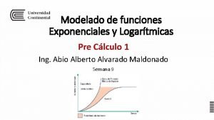 Modelar funciones exponenciales