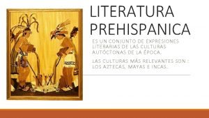 Literatura prehispanica colectiva