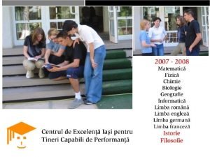 An colar 2008 2009 Centrul de Excelen pentru