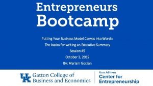 Business model canvas word
