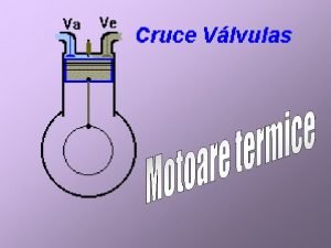 Motoare termice Energia obinut din alimente i permite