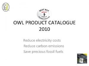 Owl barn catalogue