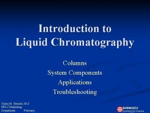 Principle of paper chromatography