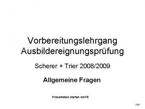 Affektive lernziele
