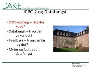 Kodning af data