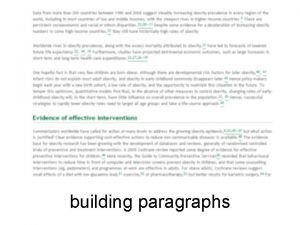 building paragraphs A Life of Adventure mary seacole