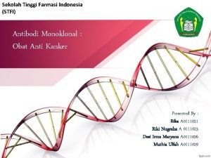 Sekolah Tinggi Farmasi Indonesia STFI Antibodi Monoklonal Obat