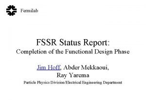 Fssr report