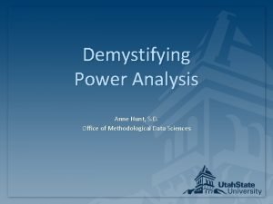 Spss power analysis