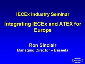 Iecex seminar