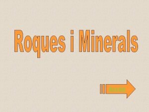 Accs Minerals Roques Carbonats Sulfurs Sulfats Halogenurs xids