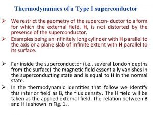 Superconductor examples