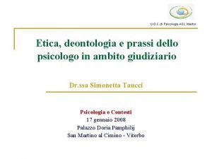 Psicologo asl viterbo