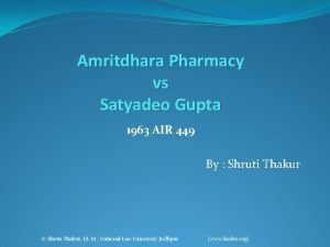Amritdhara pharmacy v satya deo