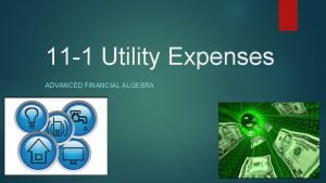 Sample of utilities expense Sample of utilities expense