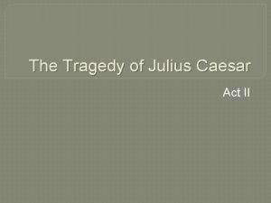 Pathos in julius caesar