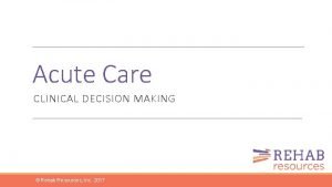 Rehab resources inc Rehab resources inc