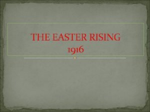 Easter sunday 1916