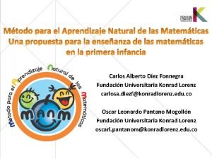 Carlos Alberto Dez Fonnegra Fundacin Universitaria Konrad Lorenz