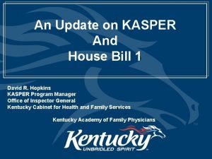 What is a kasper report