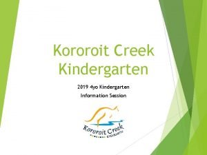 Kororoit creek kindergarten Kororoit creek kindergarten