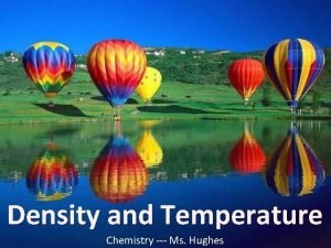 How to calculate density in chemistry