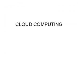 Definisi cloud computing