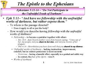 Ephesians 5 11