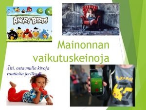 Mainonnan vaikutuskeinot