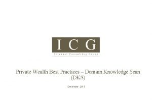 Wealth management domain knowledge