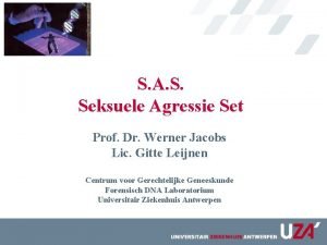 Seksuele agressie set
