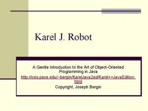 Karel j robot