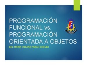Programacion funcional vs orientada a objetos