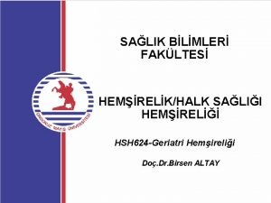 SALIK BLMLER FAKLTES HEMRELKHALK SALII HEMREL HSH 624