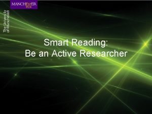 Active researcher