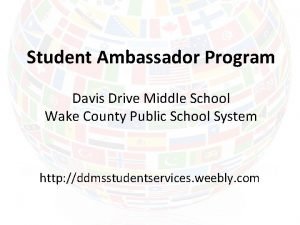 Student ambassador program middle school
