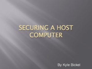 Host computer definition