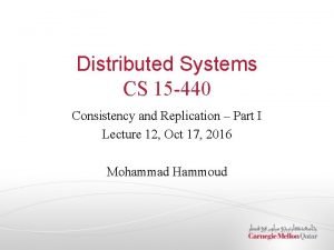 Continuous consistency in distributed system