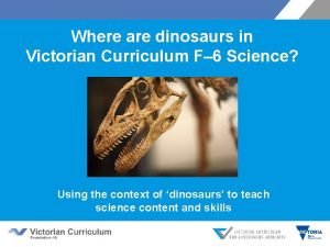 Victorian curriculum science
