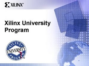 Xilinx donation program