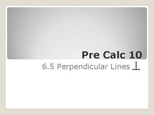 Negative reciprocal Negative reciprocal