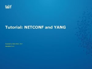 Netconf protocol tutorial