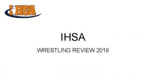 Ihsa wrestling rules