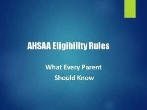 Ahsaa eligibility rules 2021 Ahsaa eligibility rules 2021