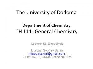 Dodoma gas and electric