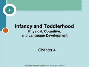 4 Infancy and Toddlerhood Physical Cognitive and Language