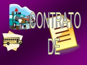 Cargador contractual