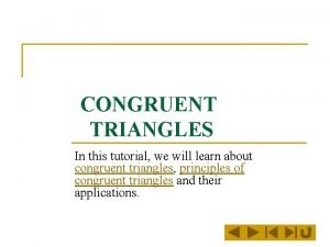 Congruent triangles rules