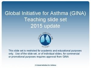 Global initiative for asthma