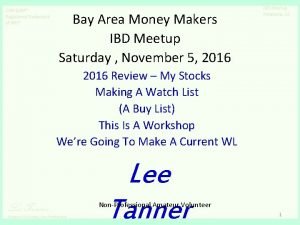 Ibd meetup